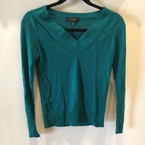 Banana Republic Green silk cashmere sweater XXS